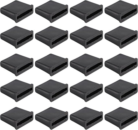 TOYMIS 25pcs Folding Drip Tape Row Ends, Drip Tape End Folding for 5/8inch Dripless Drip Tape Kit Suitable for Drip Irrigation Systems and Landscaping Irrigation