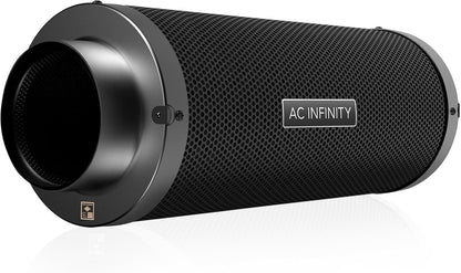AC Infinity Air Carbon Filter 10" with Premium Australian Virgin Charcoal, for Inline Duct Fan, Odor Control, Hydroponics, Grow Rooms