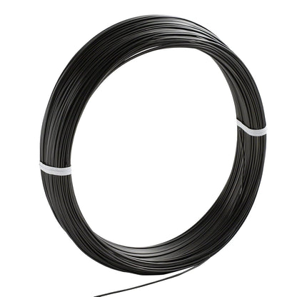 Wazakura 150 gr Black Anodized Aluminum Bonsai Training Wire Made in Japan (1 mm, Black)