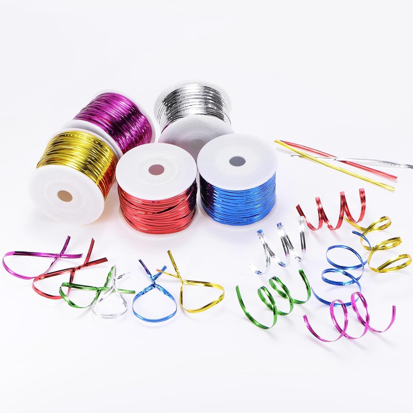 Metal Twist Ties, 500 Yards Metallic Twists Tie Bread Twisty-Ties for Party Decoration/Garden Plant/Gift Wrapping Bag/Cake/Pops Candy/Bakery Bags [Silver]