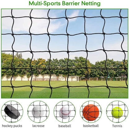 Baseball Softball Backstop Nets, Heavy Duty Sports Netting Barrier #18 Baseball Netting 10'x10'/10'x20'/15'x15'…