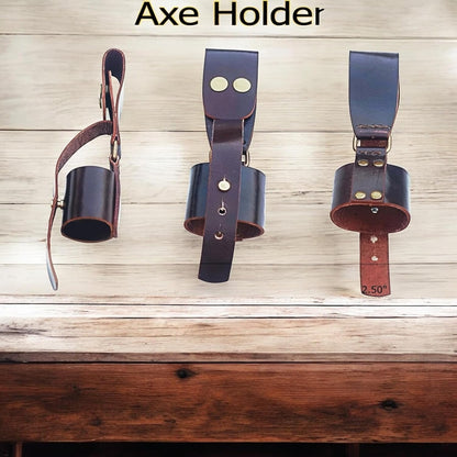 Poshland Custom Handmade Axe/Leather Cover - Vertical Carry, Multipurpsoe Tool