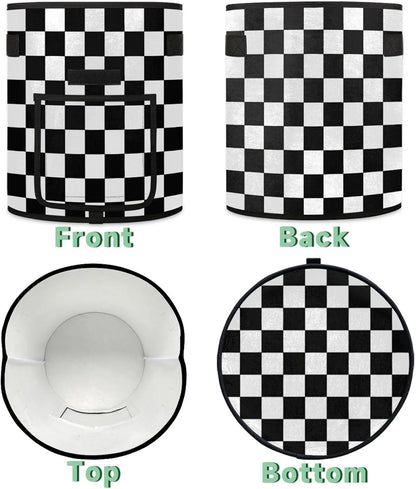 Vegetable Grow Bags Black and White 7 Gallon Thickened Nonwoven Plant Pot Flowers Potato Fruit Plant Grow Bag with Handle Garden Plant Bag Outdoor 2 Pack