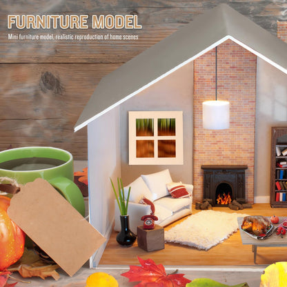 10Pcs Wooden Window for Dollhouse: 2.7 Inch Miniature Frame Mini Furniture Doll House 1:12 Dollhouse Wooden Doors - Miniature Furniture Doll Craft Window Frame Model Decoration