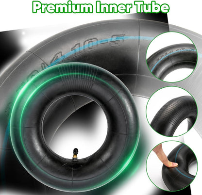 11x4.00-5 11x4.50-5 11x5.00-5 Inner Tubes, 2 Pack Heavy Duty Replacement Tire Inner Tubes with Bent Valve Stem for Wheelbarrows, Lawn Mowers, Hand Trucks, Trailers, Snow blowers, etc