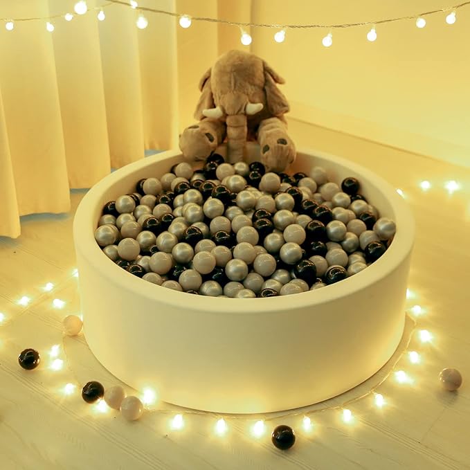 TRENDPLAY Plastic Balls for Ball Pits 2.2 Inch, Pack of 50 100 200 500 Hollow Balls, Perfect for