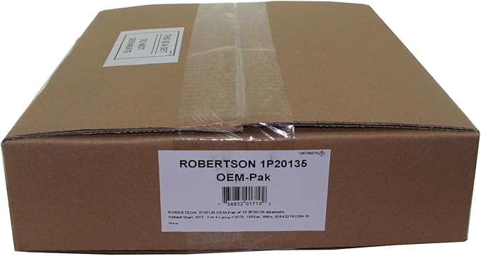 Robertson IEA432T8120N (1P20135) Electronic Fluorescent Ballast, for 3 or 4 T8 Fluorescent lamps
