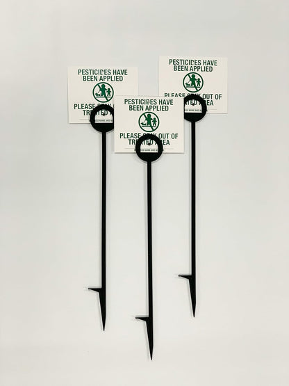 Lawn Treatment Application Stakes & Kentucky Signs (Premium Style Stakes / 500 pc. Pack)