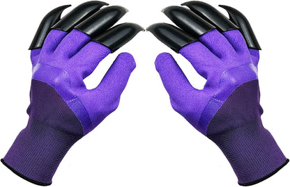 DCCPAA Garden Gloves with Claws,Claw Gardening Gloves for Digging,Planting, Weeding, Seeding-Waterproof for Men and Women