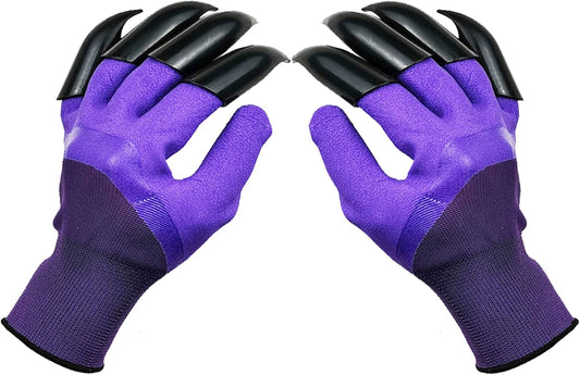 DCCPAA Garden Gloves with Claws,Claw Gardening Gloves for Digging,Planting, Weeding, Seeding-Waterproof for Men and Women