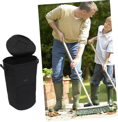POPETPOP Garden Waste Compost Bag Easy to Store Fallen Leaves Flowers Outdoor Composting Bins