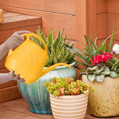 VKPLITE Hand Plastic Watering Can - for Indoor and Outdoor Home Garden Plants - with Long Spout