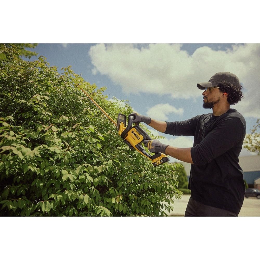 DEWALT 20V MAX 22" Cordless Hedge Trimmer, Bare Tool Only (DCHT821B)