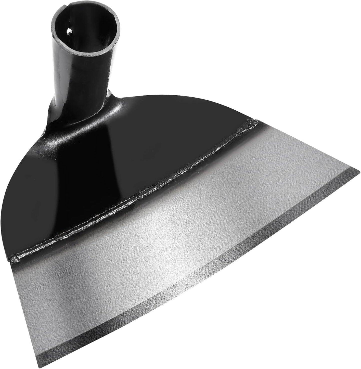 Happyyami Hand Hoe Head Steel Handheld Grub Hoe Replacement Round Eye Hoes Remove Grass Planting Gardening Tool Soil Weeding Farming Hoe Head for Agriculture Digging Loosening