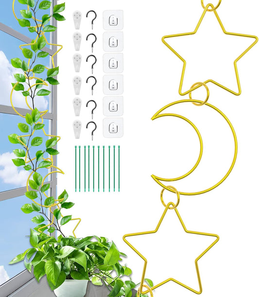 20 Pcs Plant Trellis for Climbing Plants, Chain Trellis, Garden Plant Wall Trellis, Vine Support