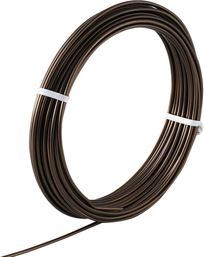 Hanafubuki Wazakura Japanese Bonsai Training Wire 1.5mm, Brown Anodized Coating Aluminum Made in Japan 150g - 101.7Ft(31m) 1.5mm