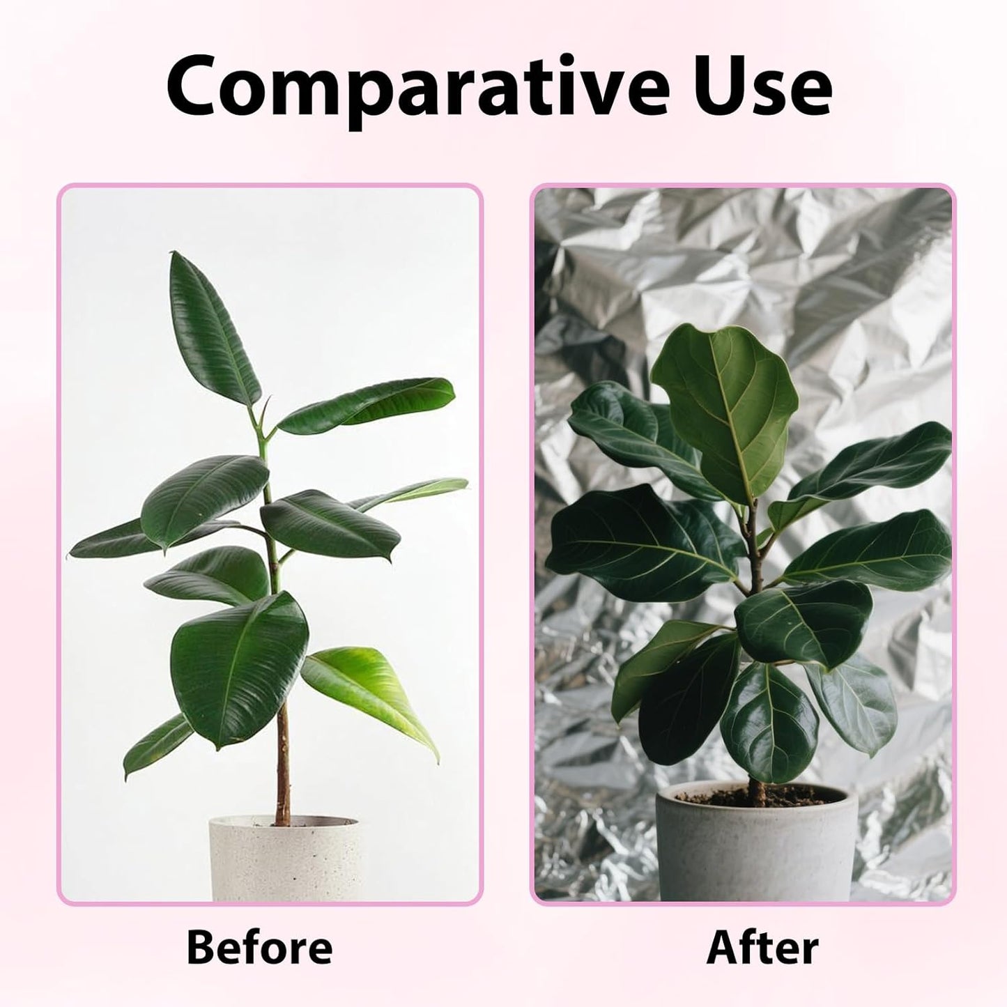 4 Pack High Silver Reflective Mylar Film, 83x 52 inch Plant Growth Mylar Films High Reflectivity, Keep Warm, Perfect for Plant Growth, First Aid, Marathon, Camping, Outdoor Survival