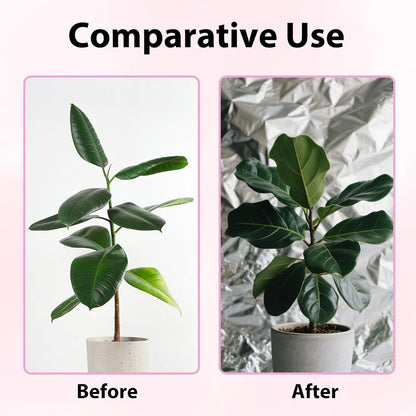 4 Pack High Silver Reflective Mylar Film, 83x 52 inch Plant Growth Mylar Films High Reflectivity, Keep Warm, Perfect for Plant Growth, First Aid, Marathon, Camping, Outdoor Survival