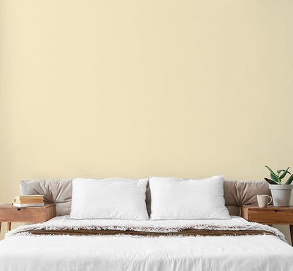 EVOLVE Paint & Primer: Environment-friendly, Low Sheen with One-coat Coverage for Interior & Exterior surfaces (Vanilla White, 1-Gallon)