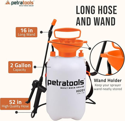 PetraMax 1 Gallon Premium Green Grass Paint Sprayer Bundle