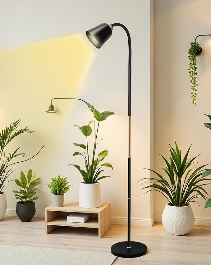 Standing Plant Grow Light, LED Growing Light Full Spectrum for Indoor Plants，4/8/12H Timer, Flow Grow Light for Tall Large Indoor Plants
