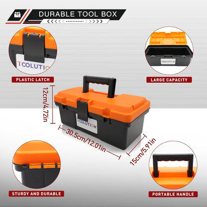 4-Pcs Gardening Tool Set – Pick Axe, Hoe, Hand Tiller & Garden Weasel Rake with 10.6" Wooden Handles, DIY Assembly Required, Garden Tools for Digging, Soil Loosening, Weeding & Cultivating