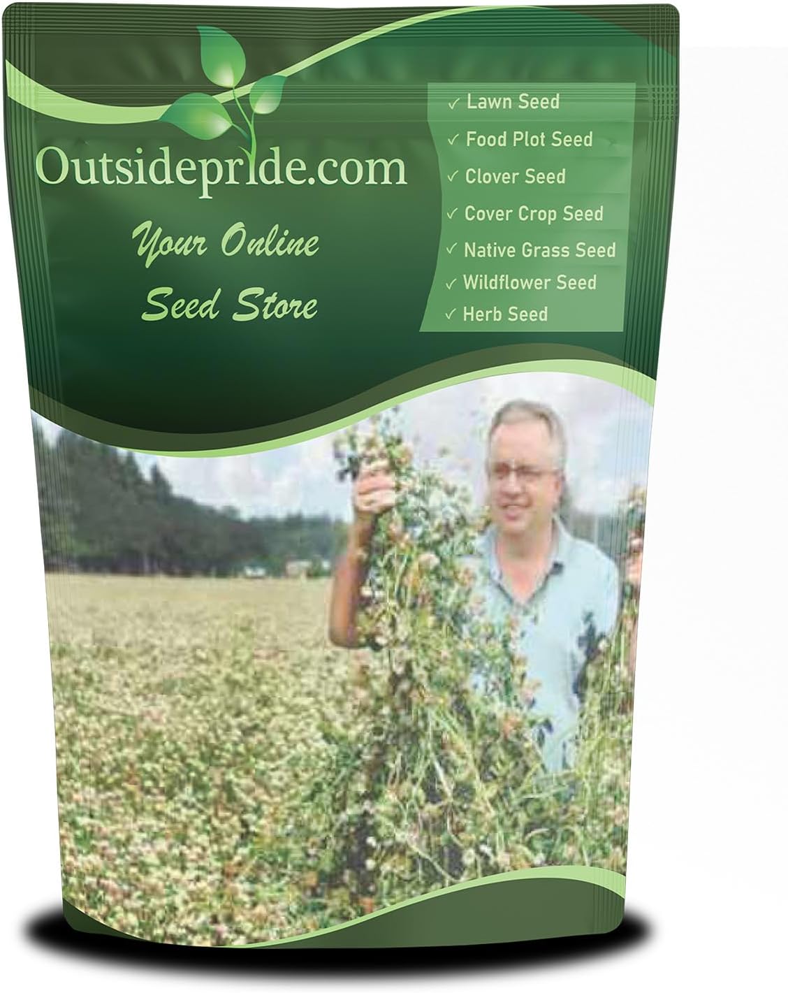 Outsidepride Fixation Balansa Clover Seeds for Lawn - 5 lbs. Coated & Inoculated, Cold Season, Drought Tolerant Cover Crop Seeds, Ideal for Erosion Control, Pasture, & Pollinator-Friendly Garden