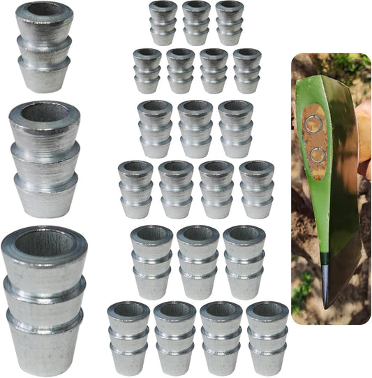 21 PCS Extended Round Axe Handle Wedge Safety Metal Wedge Hammer Handle Wedges Steel Wedge Kit for Axe Hammer Sledge (0.31/0.39/0.47 Inch)
