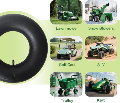 2 Pack 11x4.00-5 11x4.50-5 11x6.00-5 4.10/3.50-5 Inner Tube Heavy Duty with Straight Valve Stem Replacement for Wheelbarrows, Mowers, Hand Trucks Garden Carts, Golf Cart
