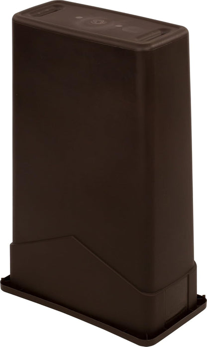 Carlisle FoodService Products 34202369 TrimLine Rectangle Waste Container Trash Can Only, 23 Gallon, Dark Brown