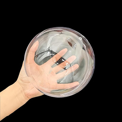 Acrylic Hollow Ball, Clear Plastic Fillable Ornaments Ball, DIY Clear Plastic Balls for New Years Present,Xmas Tree,Home Decoration,Wedding,Party (14cm/5.51inch,10pcs)