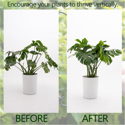 5PCS Monstera Plant Stem Support -7.3*6.25IN Adjustable Metal Stake for Climbing Plants, Durable Garden Support with Gentle Grips, Ideal for Indoor & Outdoor Use, Ideal Gift for Plant Lovers