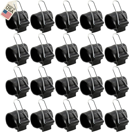 Reusable Plant Clips Made in USA – Orchid Clips, Plant Support Clips & Cord Clips – Heavy-Duty, Weather-Resistant & Durable – Secure Stems, Vines, Wires, Cables, Tomato Plants– Indoor & Outdoor