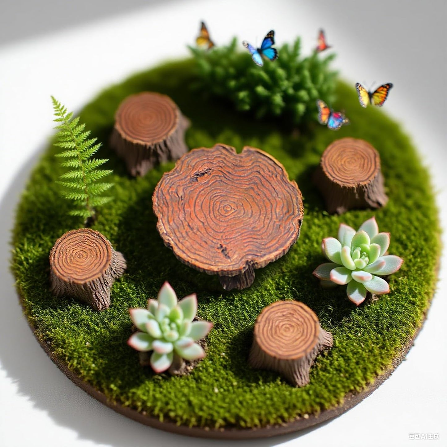 10Pcs Miniature Table and Chairs Set Mini Resin Furniture Ornaments Kit Mini Fairy Accessories for Fairy Garden DIY Garden Plant Pot