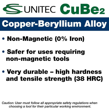 CS Unitec | Non-Sparking Pick Head Axe | 4 lbs. | TUV Certified | Copper Beryllium | Non-Magnetic | Corrosion Resistant | EX1203-1850B