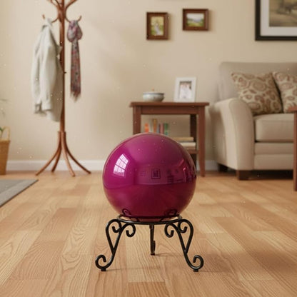 Decorative Garden Gazing Ball, Home Garden Gazing Globe Mirror Balls, Polished Stainless Steel Shiny Sphere, Ideal As a Housewarming Gift (Dia:20cm/8 inches)