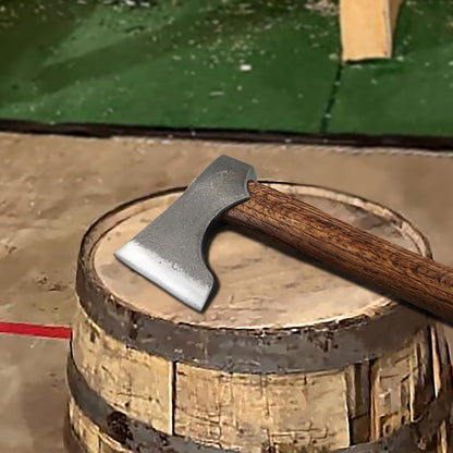 Competition Throwing Axe, 2 Pack 16.5" Throwing Axes with 1065 High Carbon Steel & Wooden Handle, Perfect for Axe Throwiing Game, Competition and Recreation, Gift for Men