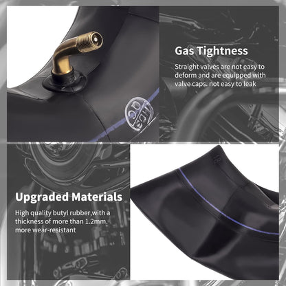 AHL Tire Inner Tubes for 4.10 3.50-4 4.10/3.50-4 Wheelbarrows Tractors Mowers Hand Trucks Dollies Dolly Trailers Garden Trolley Generators Snowblower Utility Golf Go Carts Wagons 410/350-4 (1 Packs）