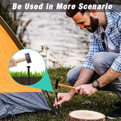 100-Pack-8 Inch Plastic Edging Nails, Spiral Nylon Landscape Anchoring Spikes，Landscape Stake for Paver Edging, Weed Barrier& More