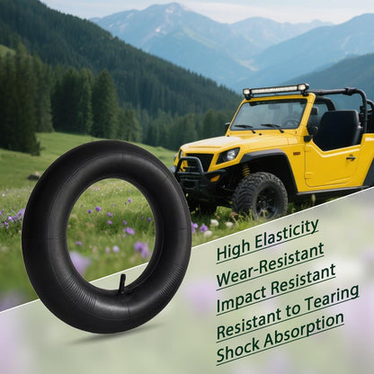 4.80/4.00-8" Inner Tubes 480/400-8 Tire Tube 4.80-8 4.00-8 Replacement Tube for Wheelbarrows, Mowers, Hand Trucks, Dollies, Straight Valve Stem (2-Pack)