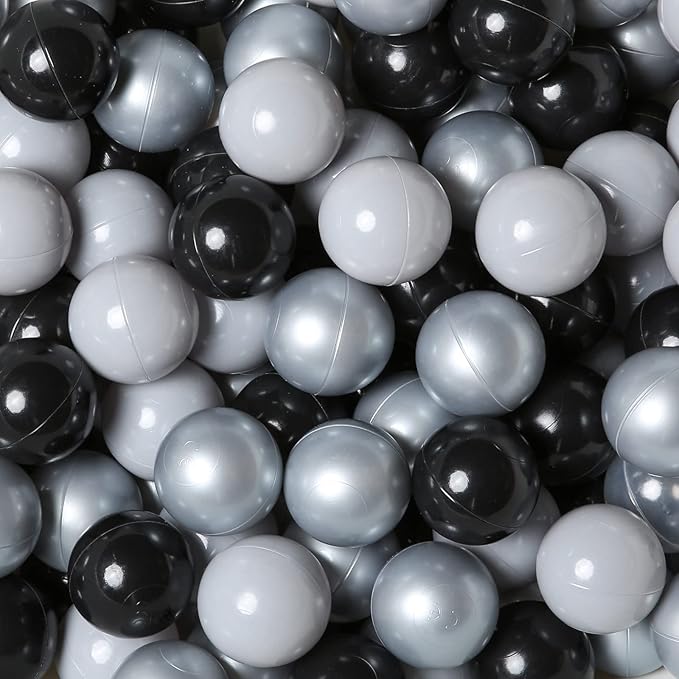 TRENDPLAY Plastic Balls for Ball Pits 2.2 Inch, Pack of 50 100 200 500 Hollow Balls, Perfect for