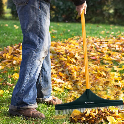 Artificial Turf Rake, 55" Long Whole-Piece Pole No Broke Design - Garden Hand Broom Rake for Easy Quick Remove Leaves, Debris, Shrubs, Pet Hairs.. from Turf, Lawn, Synthetic Grass, Carpet