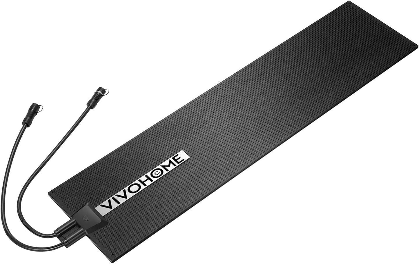 VIVOHOME 10" x 38" Snow Melting Mat with Grounding Wires, 0.35" Thickened SBR Rubber Heated Outdoor Mats, Heated Walkway Mats 1 Pack (Power Cord Not Included)