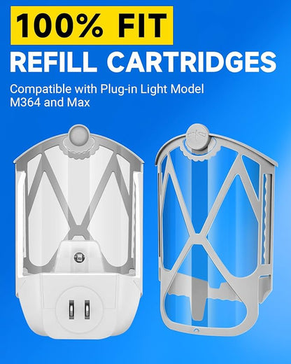 24 Pack Refill Cartridge Kit Compatible with Plug-in Light M364A and Max