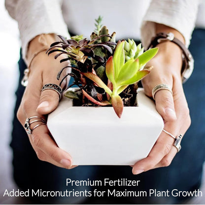 Indoor Plant Fertilizer Pellets | 18-6-8 Macro Plus for Seedlings and Mature Plants | Multi-Purpose Blend & Gardening Supplies| 5.2 oz Resealable Packaging