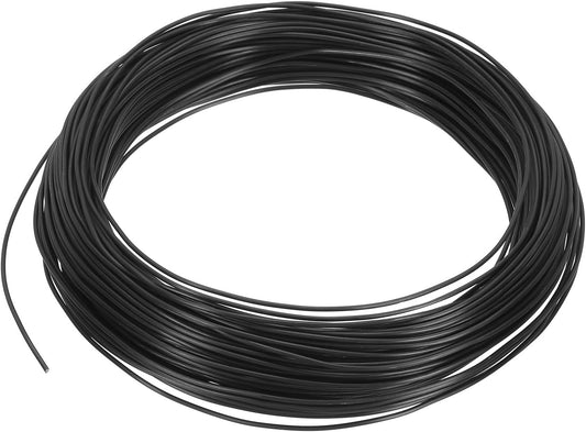 PATIKIL 1.5mm x 169ft Bonsai Training Wire,Floral Wire Stems Anodized Aluminum Tree Wire for Gardening Branch Fixing,Black