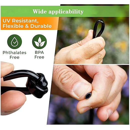 5/16 Inch Dropper Blank Distribution Pipe,100 Foot (30 m) Black Drip Pipe for DIY Garden Irrigation Systems,Drip Pipes and Drip Irrigation System Parts