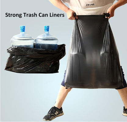 45 Gallon Trash Bags 1.8 Mil -39.3''x47.2'' Pack of 50 Thick Large Heavy Duty Multi-Use Garbage Bags Extra Large Strong Trash Can Liners for Office, Picnic,Kitchen, Bulk Bags (45 Gallon 50 Count)