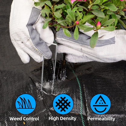 LAVEVE Heavy Duty Weed Barrier Landscape Fabric 4FT x 100FT