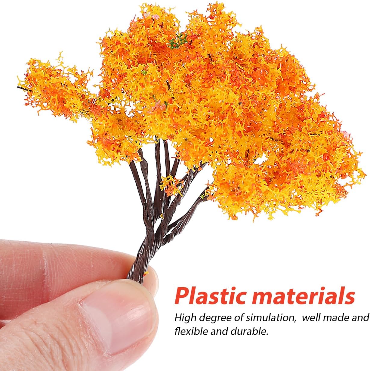 VICASKY 12Pcs Model Trees Fairy Garden Accessories Mini Miniature for Crafts Diorama Ho Scale Pine Simulation Tree Hobby Train Christmas Building Ornaments Fake DIY Craft Landscape Scenery Natural